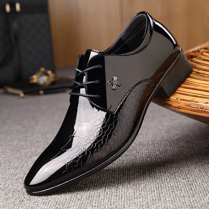 Sapato de couro italiano - Classic Black